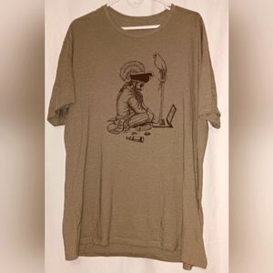 Headline Internet Pirate Print 100% Cotton T-Shirt Size 3XL